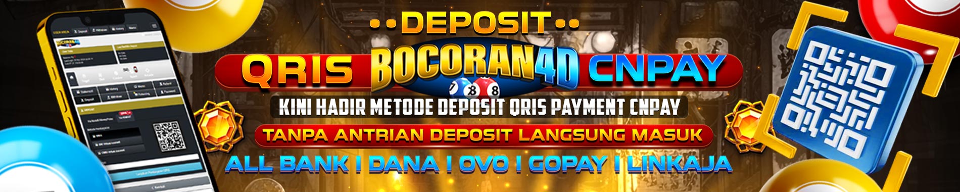 Deposit QRIS Bocoran4D